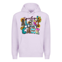 Lilac spoiler alert i don't care Premium Hoodie - Zillion Design Studio