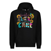 Black spoiler alert i don't care Premium Hoodie - Zillion Design Studio