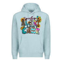 Blue Mist spoiler alert i don't care Premium Hoodie - Zillion Design Studio