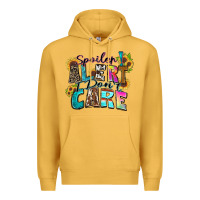 Mustard spoiler alert i don't care Premium Hoodie - Zillion Design Studio