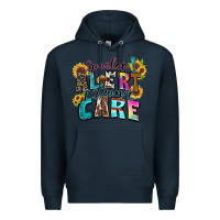Navy spoiler alert i don't care Premium Hoodie - Zillion Design Studio