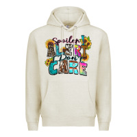 Oatmeal Heather spoiler alert i don't care Premium Hoodie - Zillion Design Studio