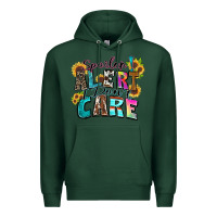 Sports Green spoiler alert i don't care Premium Hoodie - Zillion Design Studio