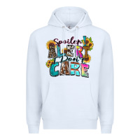 White spoiler alert i don't care Premium Hoodie - Zillion Design Studio