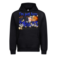Black i'm just here for the snacks #basketball brother Urban Hoodie - Zillion Design Studio