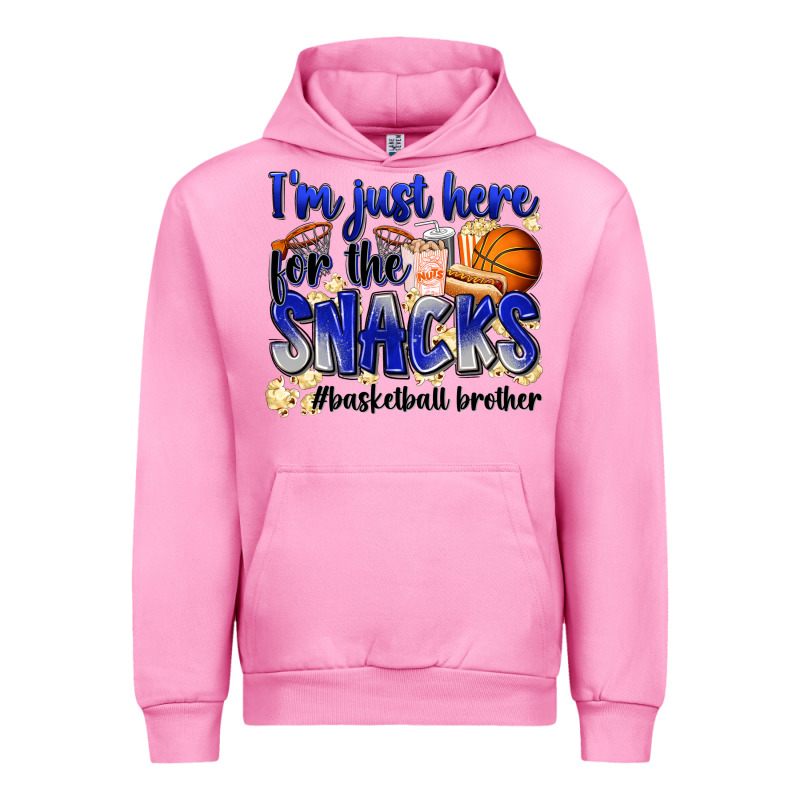 I'm Just Here For The Snacks #basketball Brother Urban Hoodie by Zillion Design Studio | Teevron