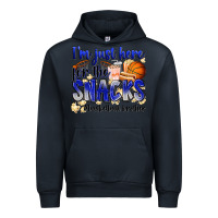 Navy i'm just here for the snacks #basketball brother Urban Hoodie - Zillion Design Studio
