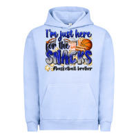 Pigment Grape Ice i'm just here for the snacks #basketball brother Urban Hoodie - Zillion Design Studio