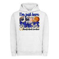 Pigment Lunar Rock i'm just here for the snacks #basketball brother Urban Hoodie - Zillion Design Studio