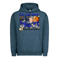Pigment Midnight Navy i'm just here for the snacks #basketball brother Urban Hoodie - Zillion Design Studio