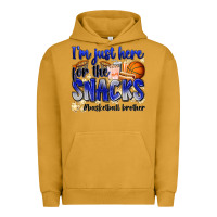 Pigment Peanut Butter i'm just here for the snacks #basketball brother Urban Hoodie - Zillion Design Studio