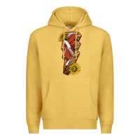 Antique Gold sport football  lightning bolt Premium Hoodie - texasbilliewilder