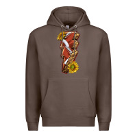 Coffee sport football  lightning bolt Premium Hoodie - texasbilliewilder