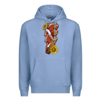 Colony Blue sport football  lightning bolt Premium Hoodie - texasbilliewilder