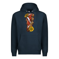 Navy sport football  lightning bolt Premium Hoodie - texasbilliewilder
