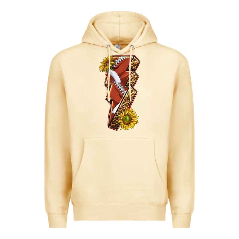 Sport Football  Lightning Bolt Premium Hoodie by texasbilliewilder | Teevron
