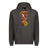 Smoke sport football  lightning bolt Premium Hoodie - texasbilliewilder