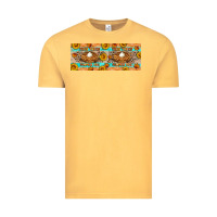 Vintage Mustard Thick Thighs Pumpkin Pies Vintage Tee - Artiststas
