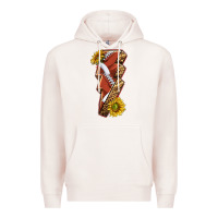 Pale Pink sport football  lightning bolt Premium Hoodie - texasbilliewilder