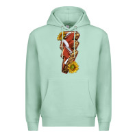 Seafoam sport football  lightning bolt Premium Hoodie - texasbilliewilder