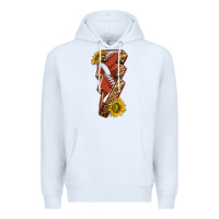 White sport football  lightning bolt Premium Hoodie - texasbilliewilder