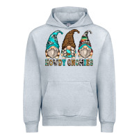 Heather Grey howdy gnomies Urban Hoodie - Zillion Design Studio