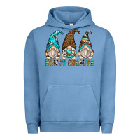 Pigment Pebble Blue howdy gnomies Urban Hoodie - Zillion Design Studio