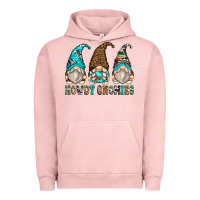 Pigment Salmon howdy gnomies Urban Hoodie - Zillion Design Studio
