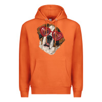 Carrot Saint bernard with love glasses Premium Hoodie - RanaPortraitStore