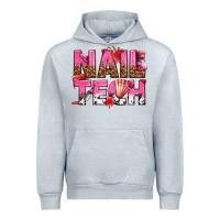 Heather Grey nail tech Urban Hoodie - texasbilliewilder