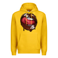 Lemon sports lips american football Premium Hoodie - texasbilliewilder