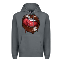 Rock sports lips american football Premium Hoodie - texasbilliewilder