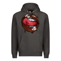 Smoke sports lips american football Premium Hoodie - texasbilliewilder