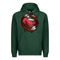 Sports Green sports lips american football Premium Hoodie - texasbilliewilder