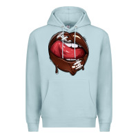Blue Mist sports lips american football Premium Hoodie - texasbilliewilder