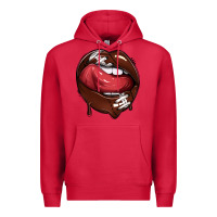 Cardinal sports lips american football Premium Hoodie - texasbilliewilder