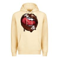 Pina Colada sports lips american football Premium Hoodie - texasbilliewilder