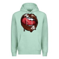 Seafoam sports lips american football Premium Hoodie - texasbilliewilder