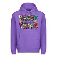 Purple sassy little thing Premium Hoodie - Zillion Design Studio