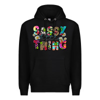 Black sassy little thing Premium Hoodie - Zillion Design Studio