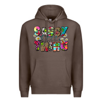 Coffee sassy little thing Premium Hoodie - Zillion Design Studio