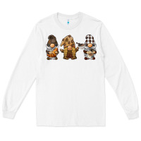 White coffee gnomes Long Sleeve Tee - BarkalooDesign