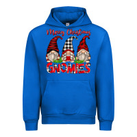 Cobalt merry christmas gnomies Urban Hoodie - Zillion Design Studio