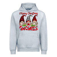 Heather Grey merry christmas gnomies Urban Hoodie - Zillion Design Studio