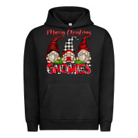 Pigment Black merry christmas gnomies Urban Hoodie - Zillion Design Studio