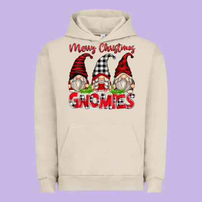 Merry Christmas Gnomies Urban Hoodie Designed By Zillion Design Studio
