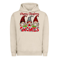 Pigment French Oak merry christmas gnomies Urban Hoodie - Zillion Design Studio