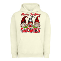 Pigment Pistachio merry christmas gnomies Urban Hoodie - Zillion Design Studio