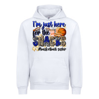 White i'm just here for the snacks #basketball sister Urban Hoodie - Zillion Design Studio