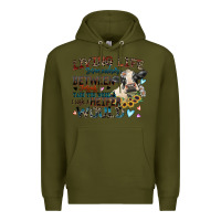Army Green living life somewhere between jesus take the wheel Premium Hoodie - Zillion Design Studio